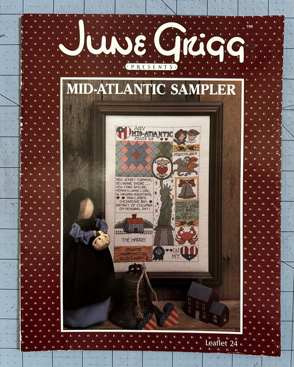 Cross Stitch Leaflet "Mid-Atlantic Sampler" by June Grigg
